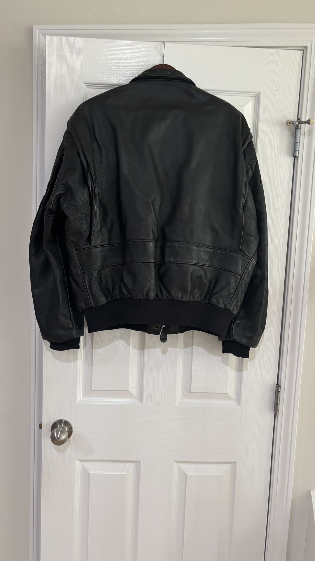 Leather Bomber/Flight Jacket