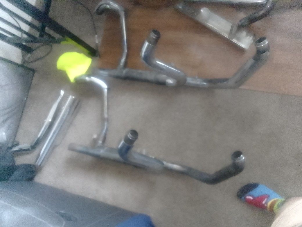 Harley Davidson Evolution Dual Exhaust Evol Motor