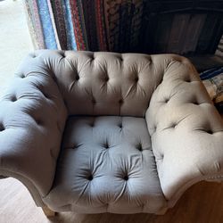 2 Grey Armchairs