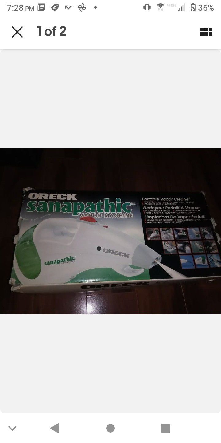 Oreck Sanapathic Steam Cleaner
