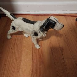 antique cast iron English Pointer/Setter dog door stop. 