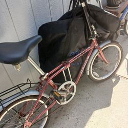 Folding Travel Bike! With Caring Case Must Go!