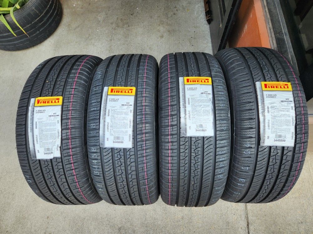 215 / 55 R 17 NEW TIRES PIRELLI 