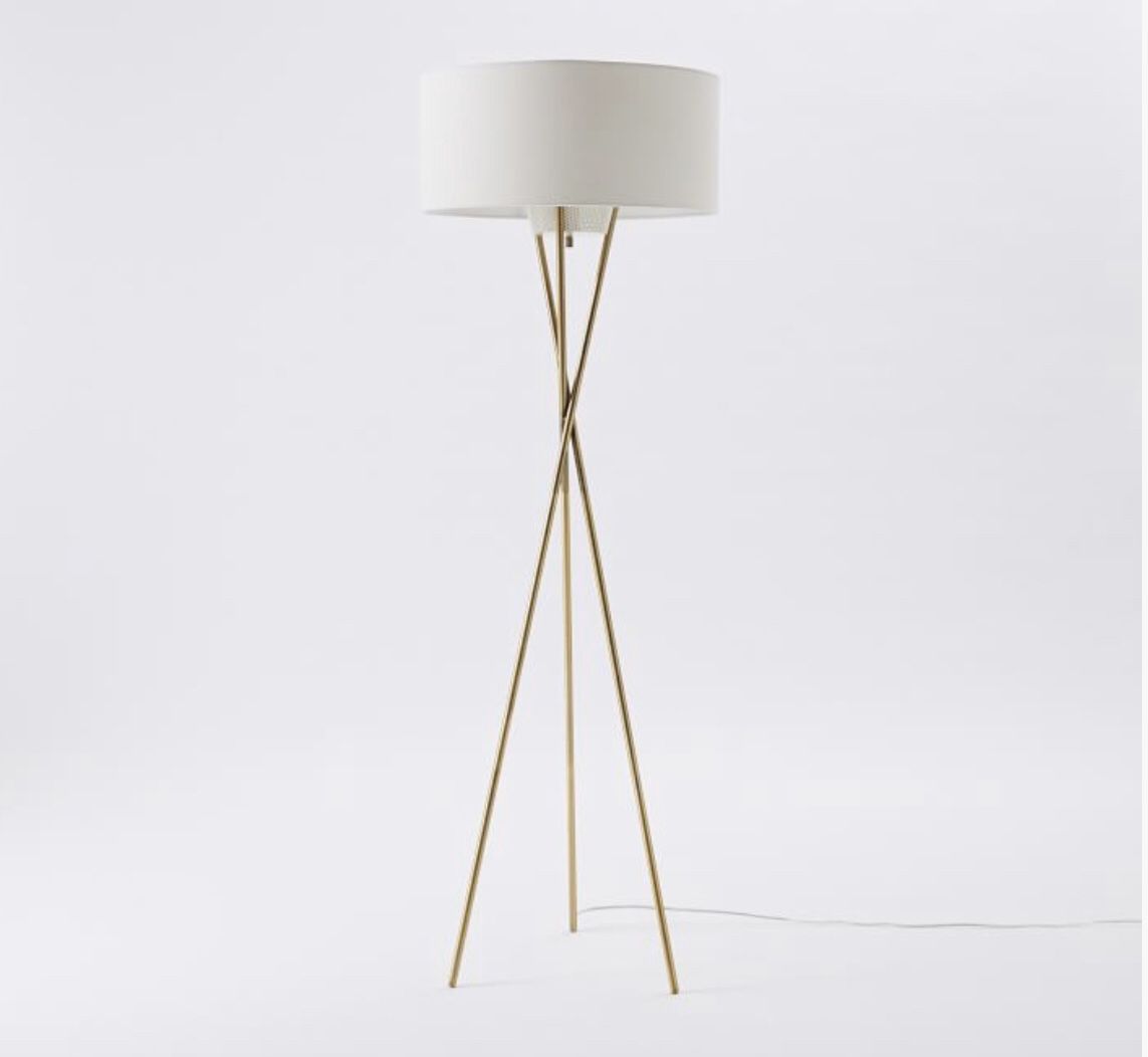 West Elm Mid-Century Tripod Floor Lamp (66")