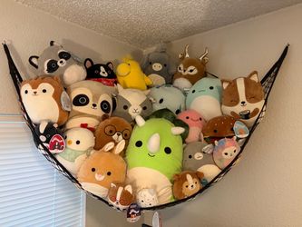 23 Squishmallows & black net