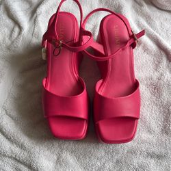 Women’s Wedge Heels , NWT Forever 21 Liliana pink platform pumps, $30