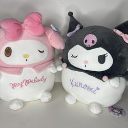 Sanrio Plush Set Kuromi & My Melody