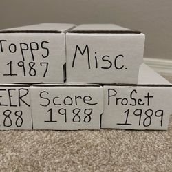 1980’s Baseball and Football Cards