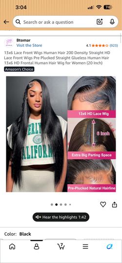 20in 13x6 Lace Front Wig