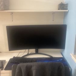 Lg Large Monitor & Mac Pc