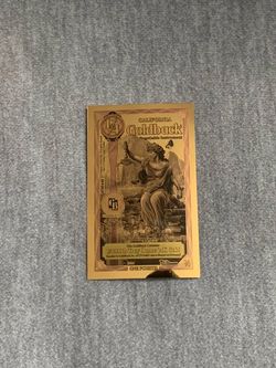 California Goldback 1/4 – 24K Gold Note - Gold Foil