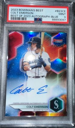 2023 Bowmen’s Best Colt Emerson AUTO PSA9 /150