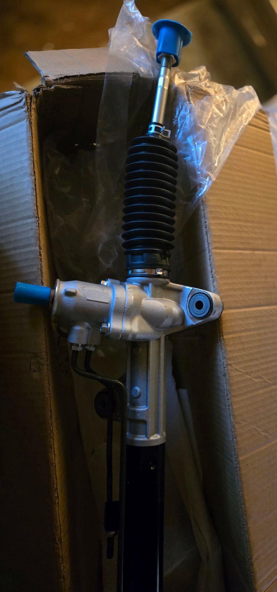 Power steering rack and pinion