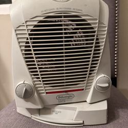 DeLonghi SafeHeat Oscillating Fan Heater