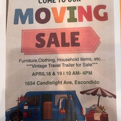 MOVING SALE!