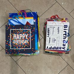 Birthday gift bags