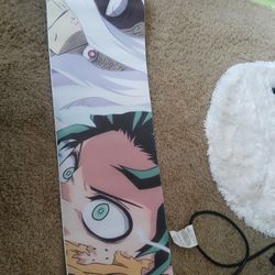 anime my hero academia Deku Vs windsheild banner 10x40