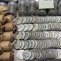 40% Silver AU/BU Kennedy Coin Rolls