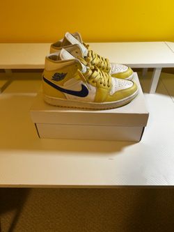 Wmns Air Jordan 1 Mid 'Lemon Wash'