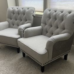 New Accent Chairs Stone  Set Of 2
