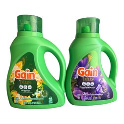 Gain plus laundry detergent
