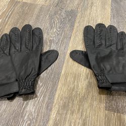 Black XL Lauer Leather Driving Gloves