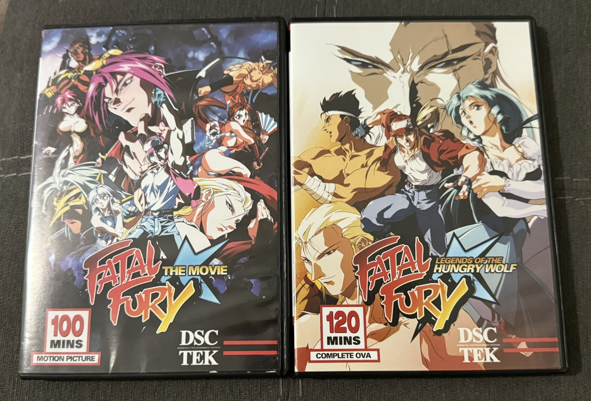 Fatal Fury Legends of the Hungry Wolf OVA + Movie DVDs 2014 Discotek Great Discs