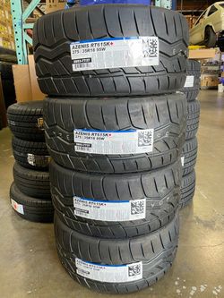 275/35/18 Falken Azenis RT615K+ Tires (Brand New Set of 4) Free Mount and Balance