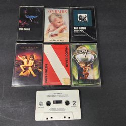 Van Halen Cassette Tape Lot of 7