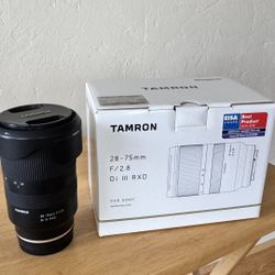 Tamron 28-75mm f2.8 Di III RXD for Sony