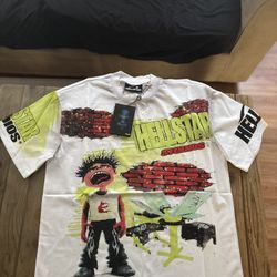 Hellstar Brick Studios Green & White T-Shirt – Brand New