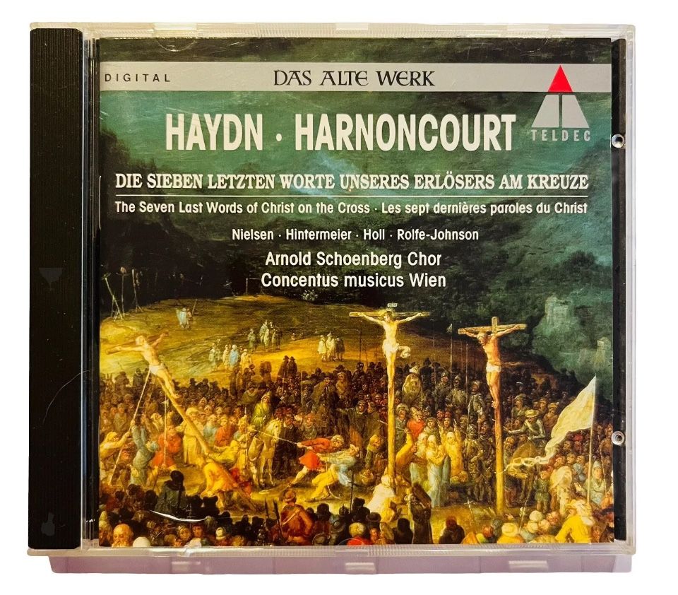 NEW HAYDN - HARNONCOURT Die Sieben Letzten Worte Unseres Erlosers Am Kreuze CD