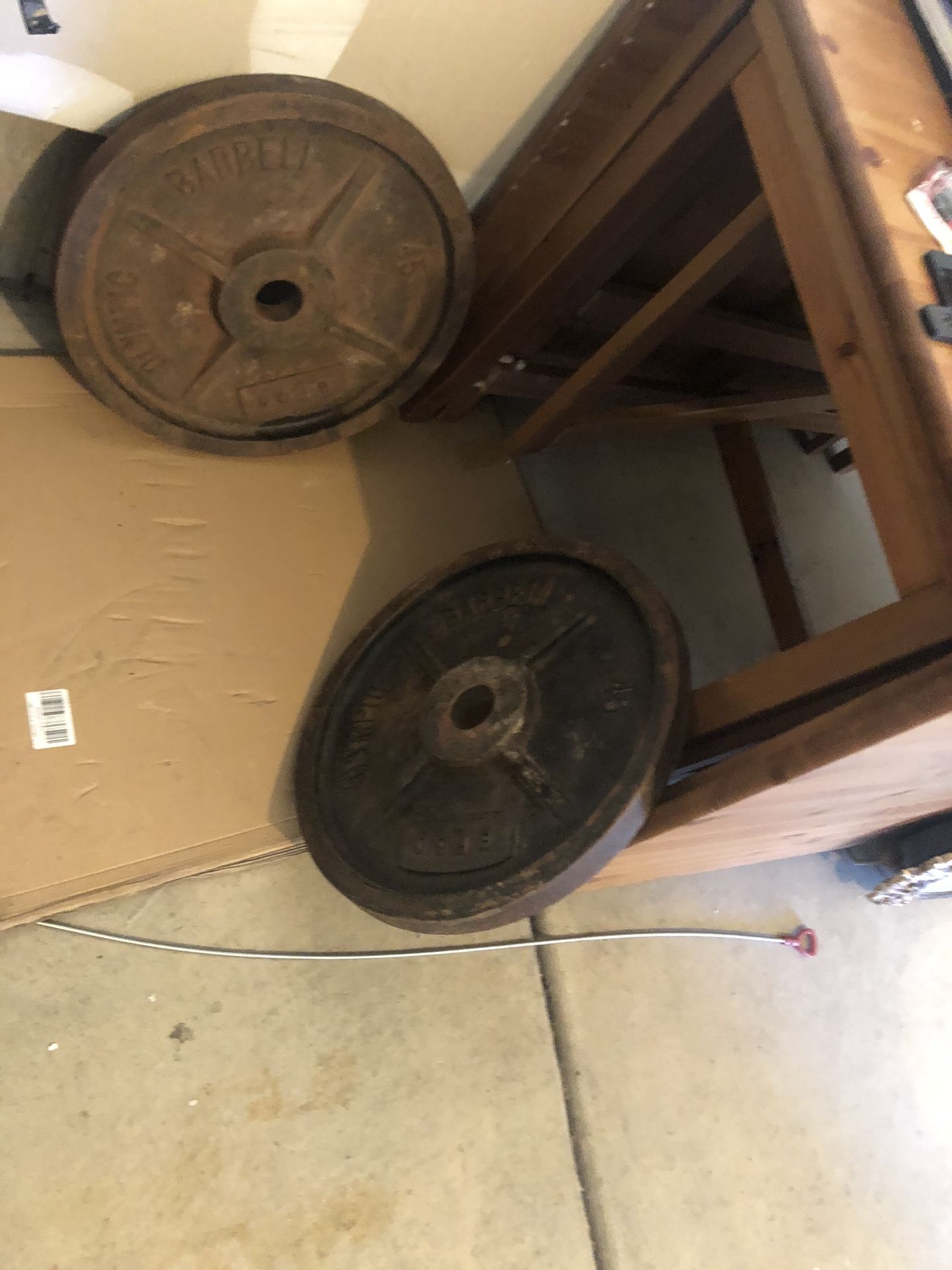 45 Pound Plates 