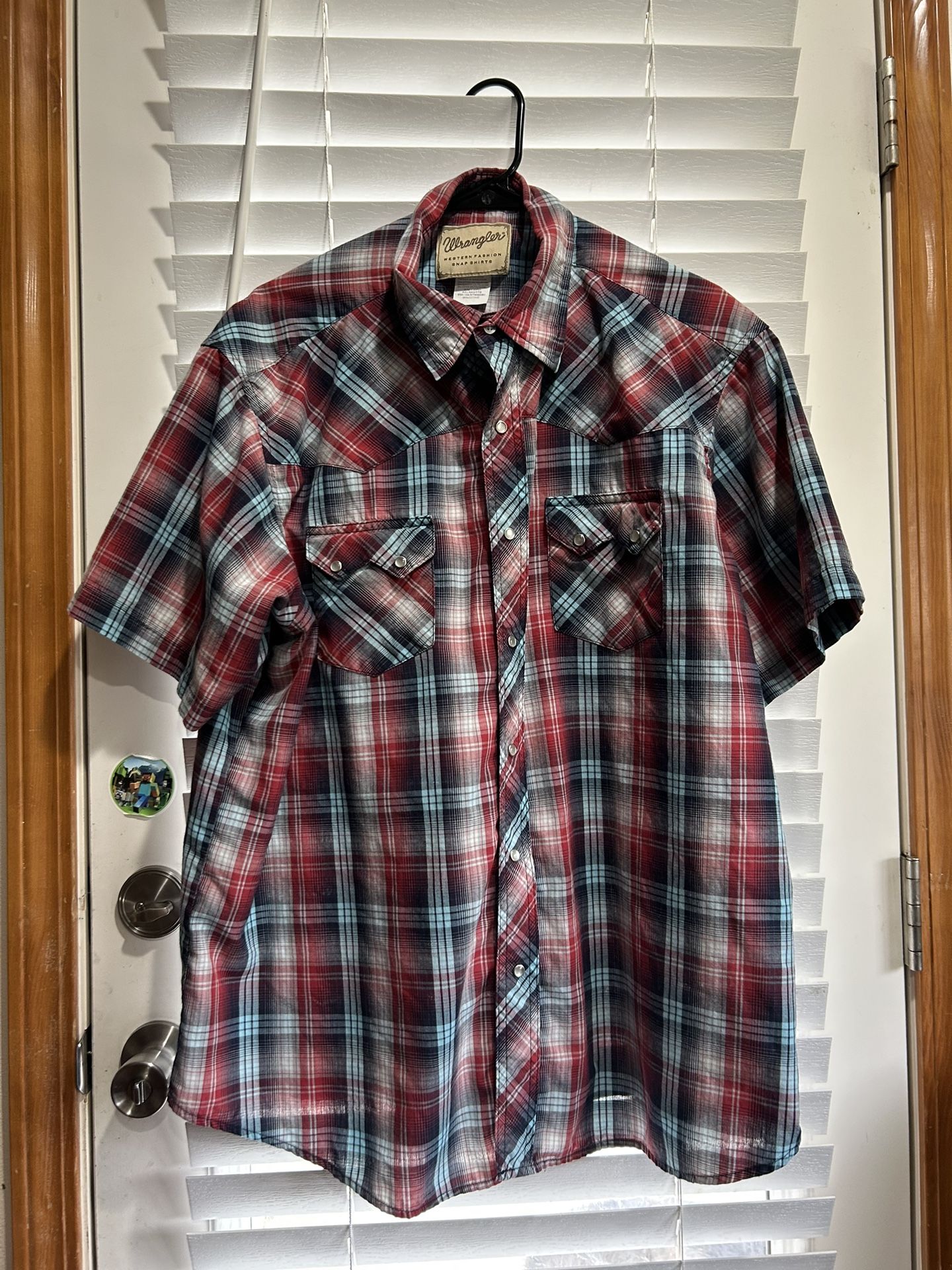Wrangler Western Fashion Snap Shirts, XXL, multicolor