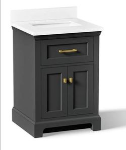 Kohler
Charlemont 24" Free Standing Vanity Set with Cabinet and Quartz Vanity Top