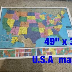 U.S    maps  -  $5