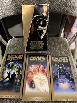 Star Wars trilogy. VHS