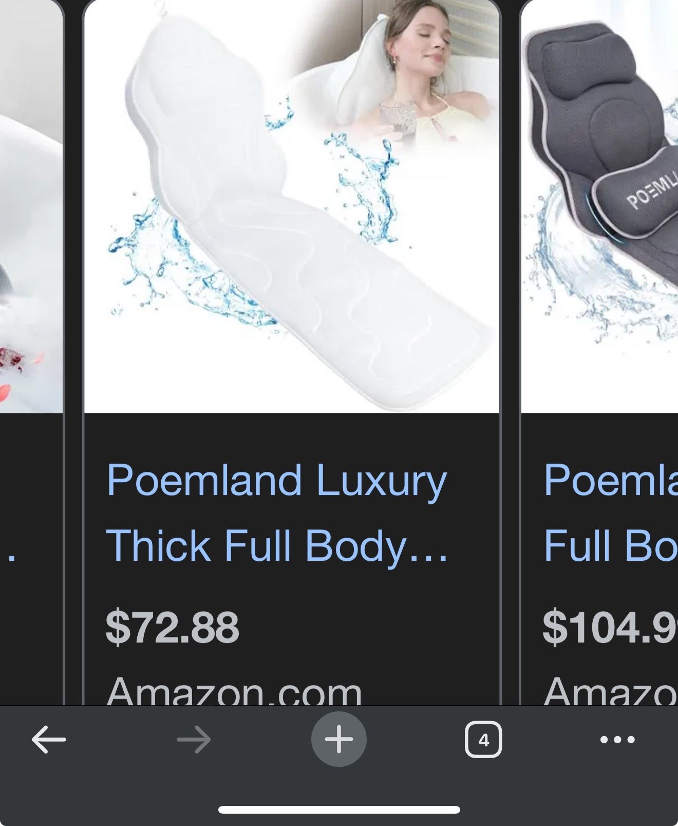 Poemland Full Body Bath Pillow - New