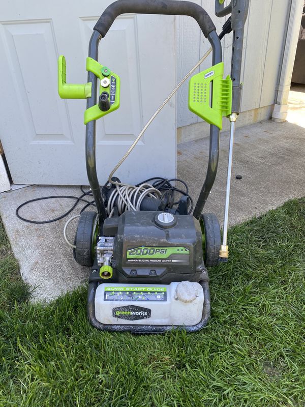 greenworks 2000 psi electric pressure washer greenworks 2000 psi electric pressure washer