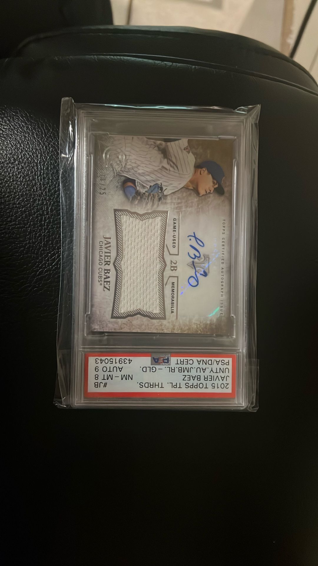 Javier Báez Autograph