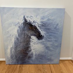 Very Large Canvas Horse Picture