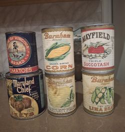 Vintage cans.