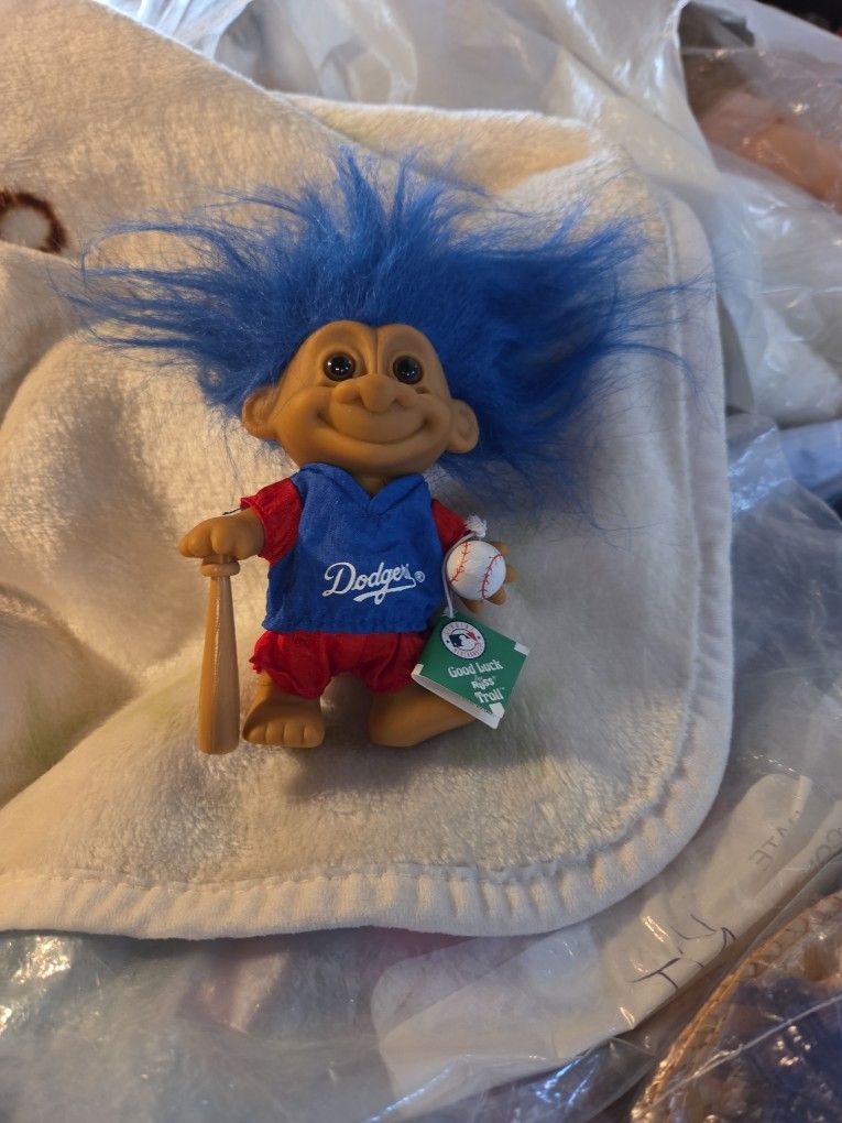 Dodgers Troll Doll 
