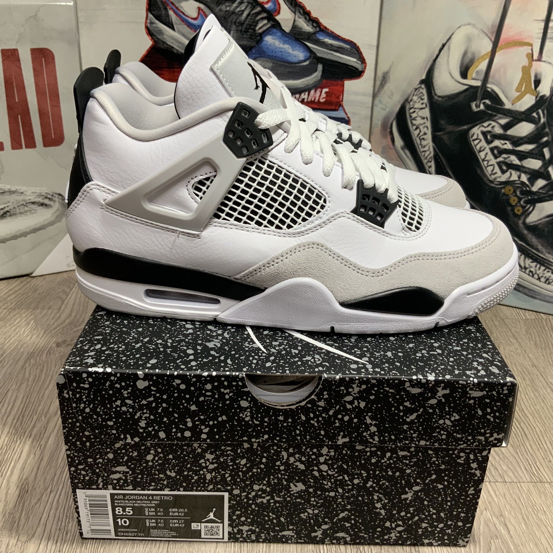 Air Jordan 4 Retro Military Black Men