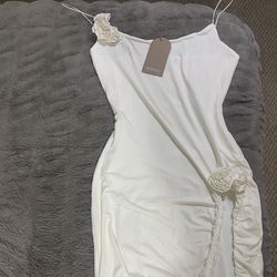Meshki white Dress 