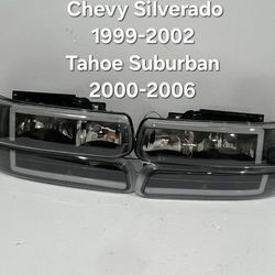 Chevy Silverado 1999-2002 Headlights 