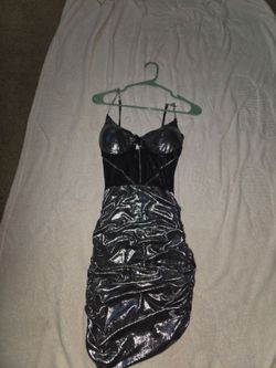 Junior sLinky Foil chain dress