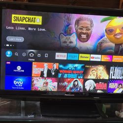 Tv Panasonic 45'  Whit ROCKU.  cable