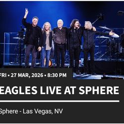 The Eagles Live At Sphere