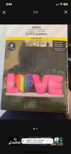 Pride Love 8 foot Inflatable
